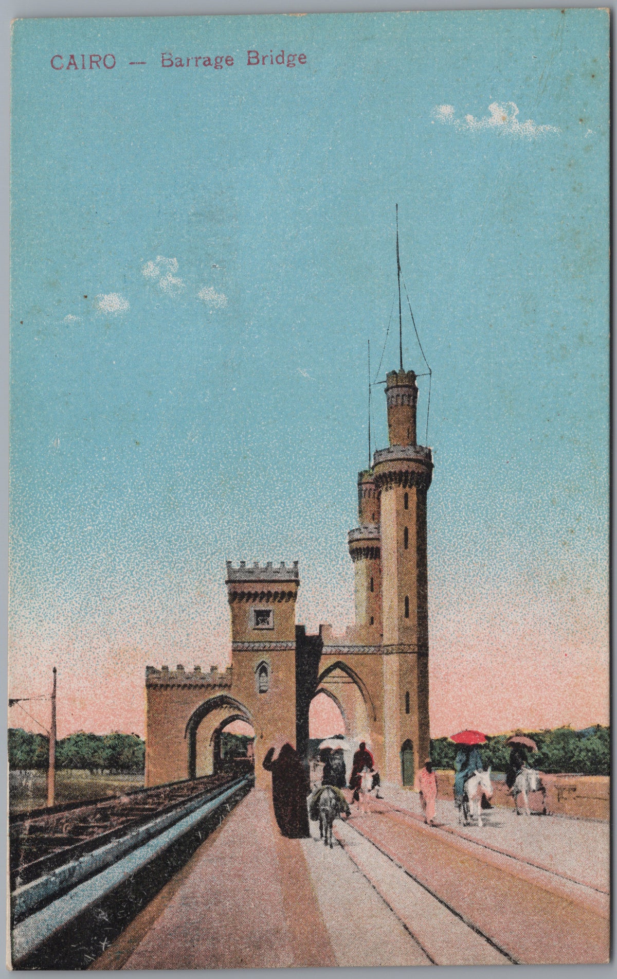 PC01009 | P1 | Cairo — Bridge Approach and Tower — front