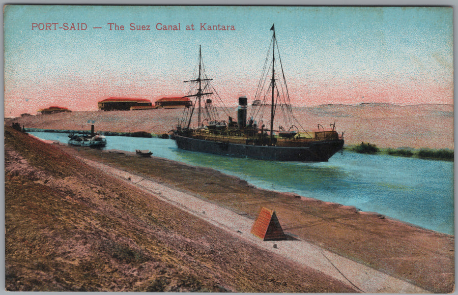 Kantara — Steamship on the Suez Canal
