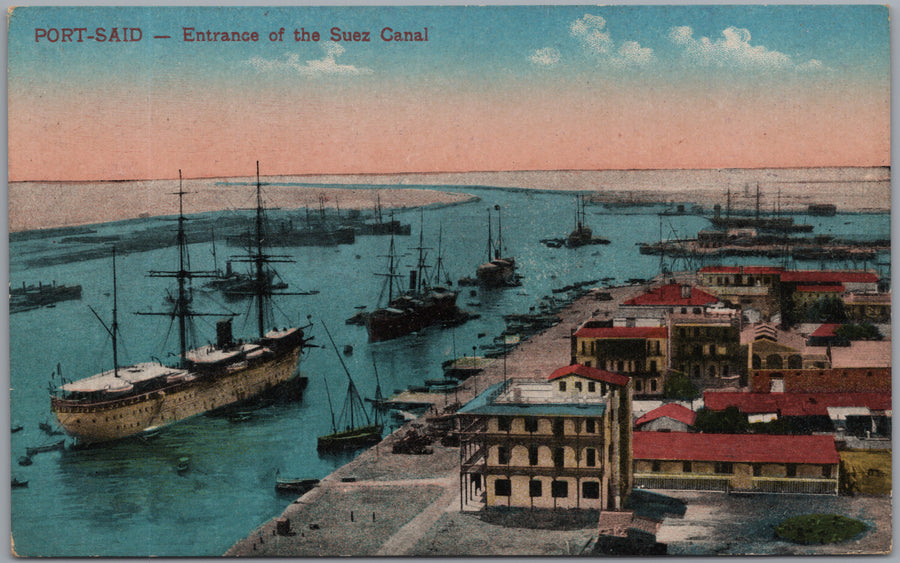 Port Said — Entrance to the Suez Canal