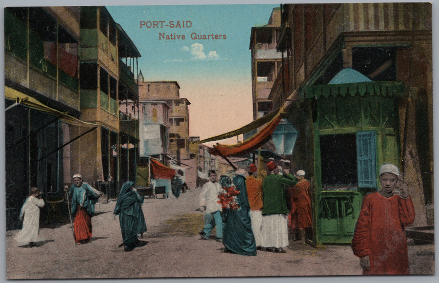 Port Said — Bazaar and Street Vendors
