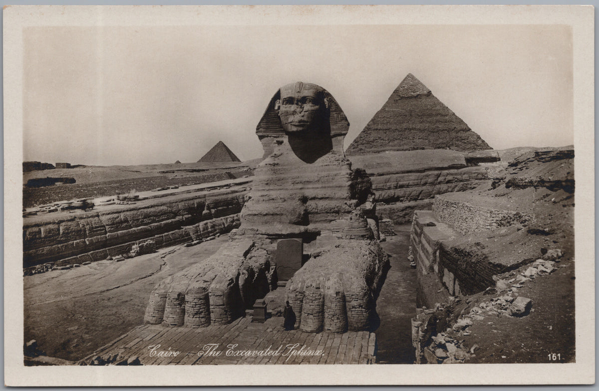 PC01040 | P4 | Giza — Sphinx and Pyramids — front