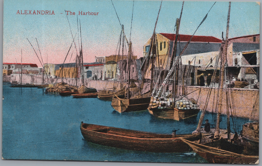 Alexandria — Sailing Boats in the Harbour
