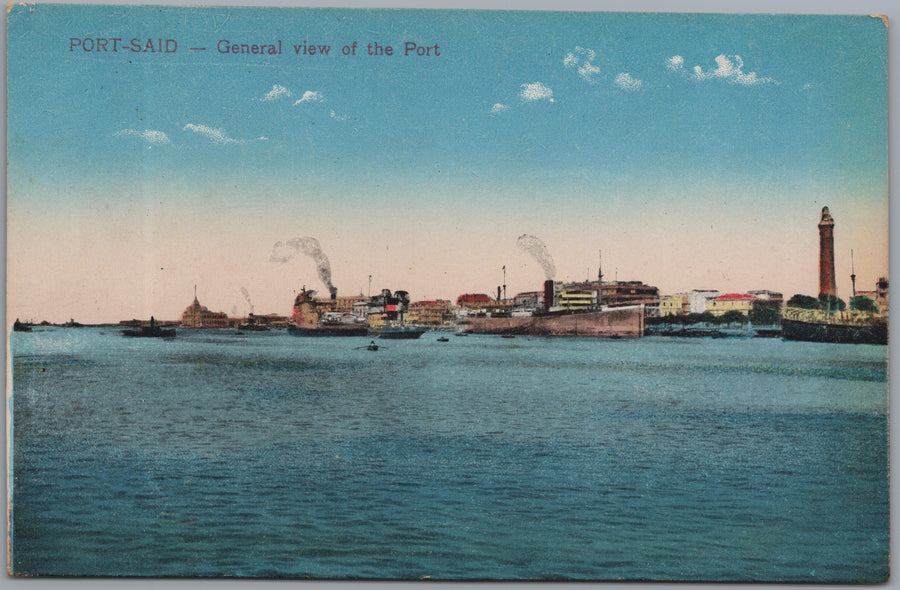 Port Said — General View of the Port