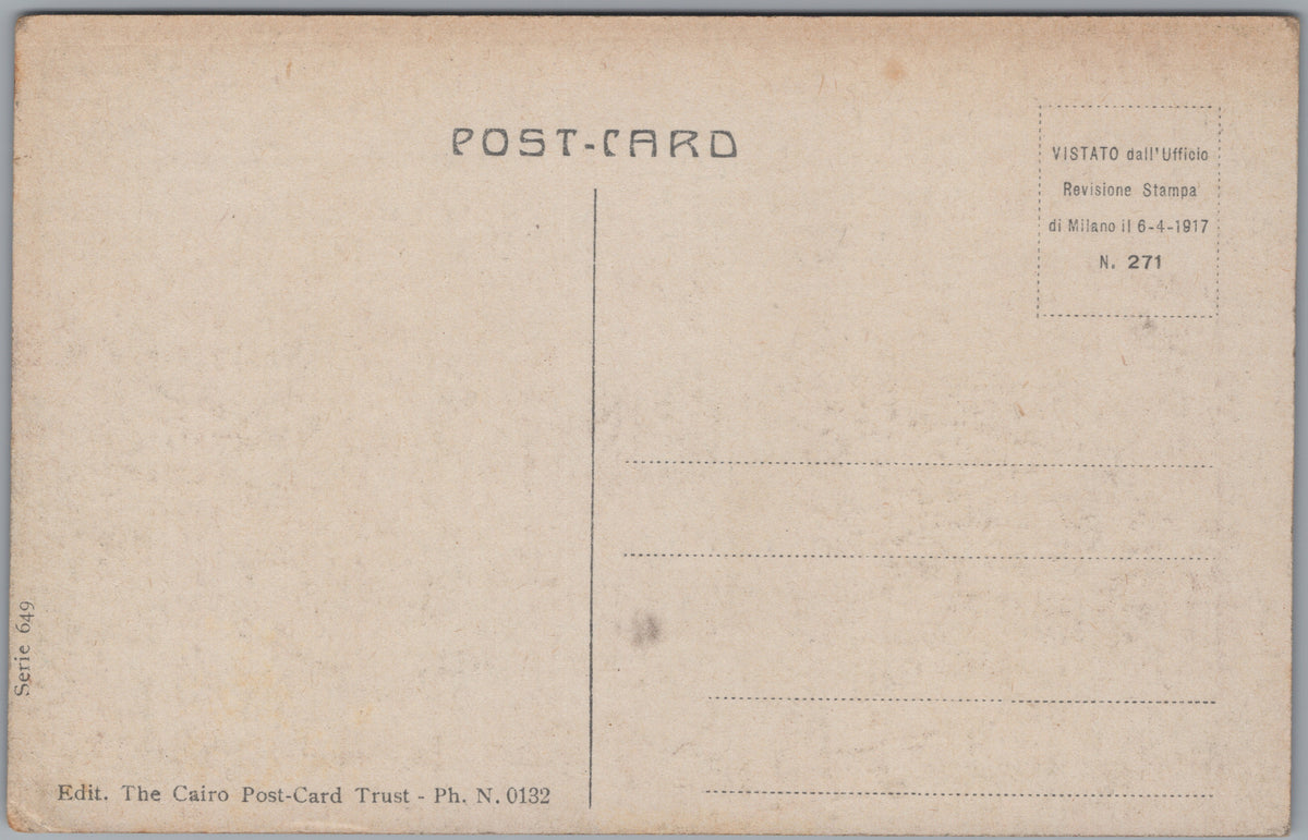 PC01083 | P9 | Ismailia — Ships on the Suez Canal — reverse