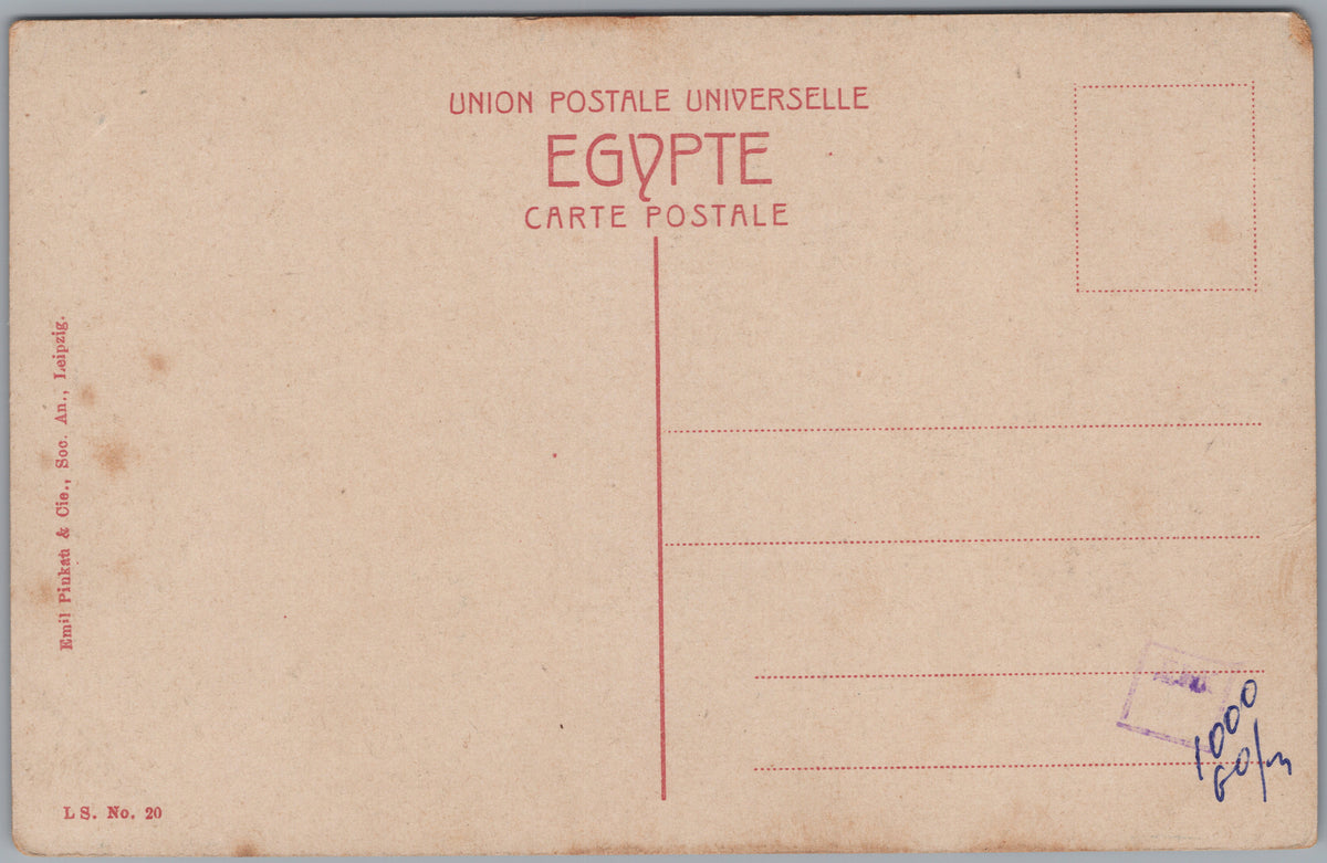 PC01090 | P9 | Alexandria — Barracks and Street — reverse