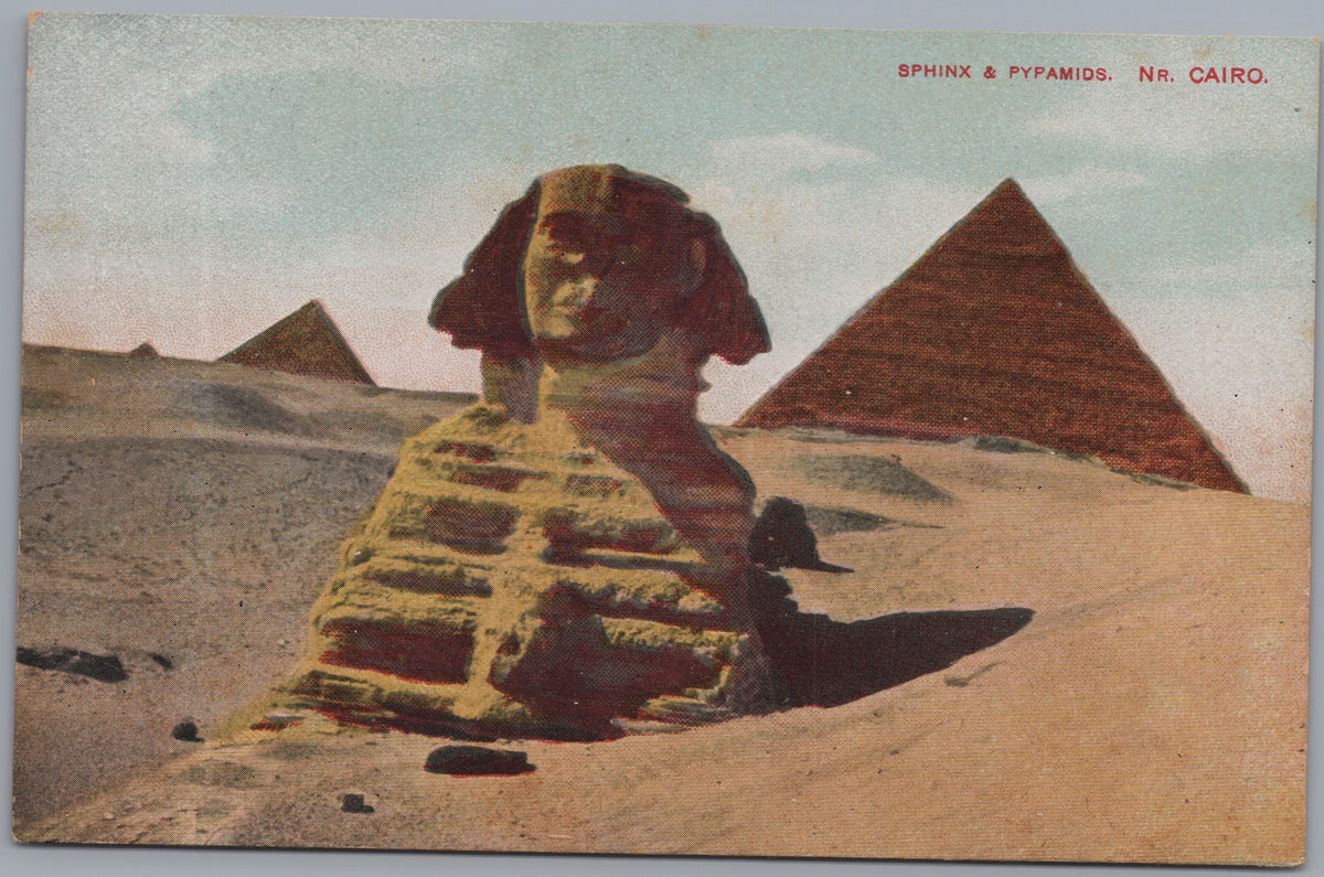 PC01103 | P11 | Giza — The Sphinx and Pyramids — front