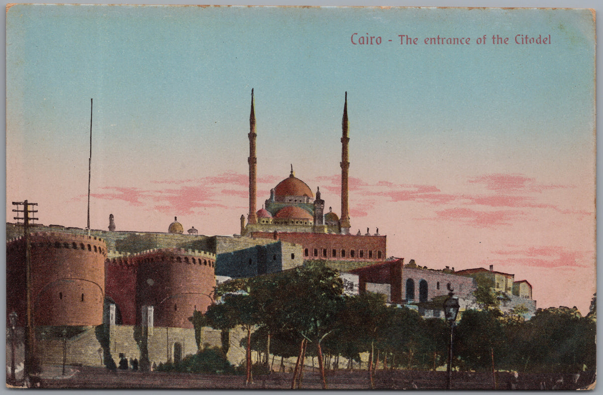 PC01118 | P12 | Cairo — Mosque of Muhammad Ali above the Citadel — front