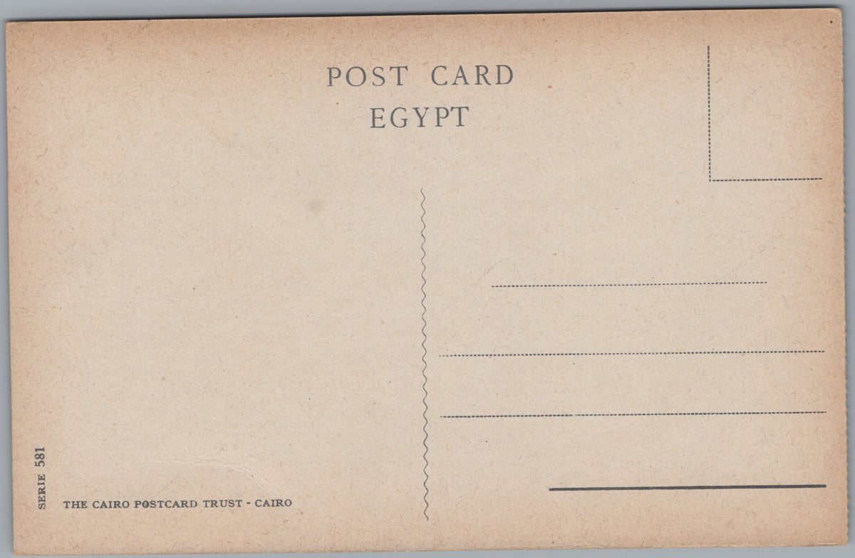 PC01120 | P12 | Giza — Buffalo and Figures near the Pyramids — reverse