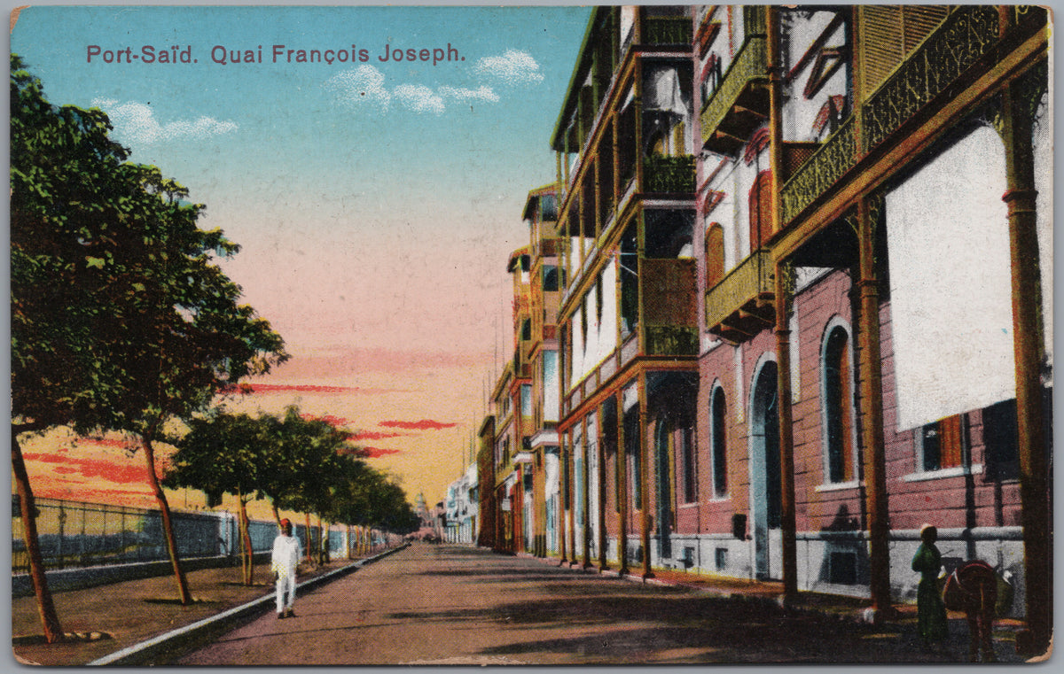 PC01130 | P13 | Port Said — Quai François-Joseph — front