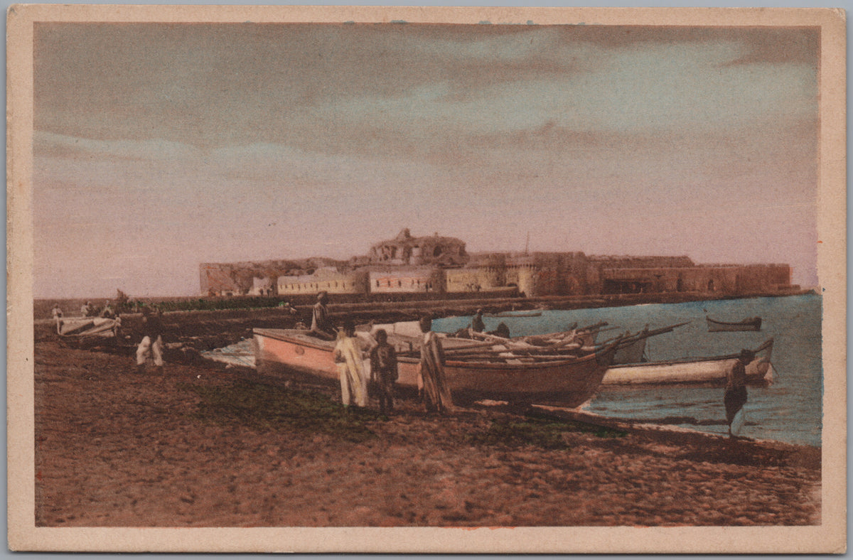PC01150 | P15 | Alexandria — Boats below Ras el Tin Palace — front