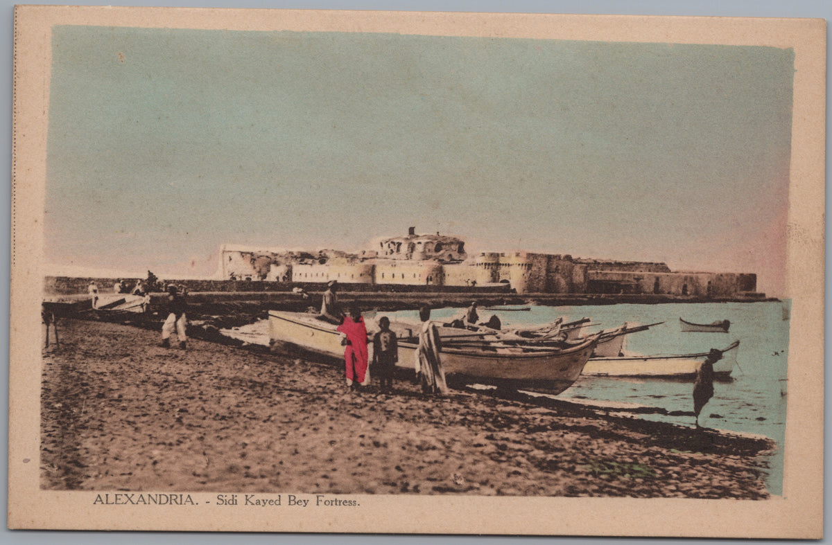 PC01156 | P16 | Alexandria — Ras el Tin Palace from the Shore — front