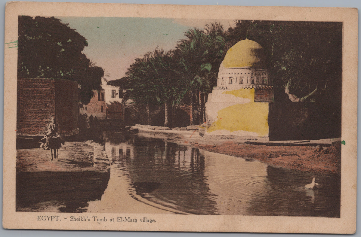 PC01174 | P18 | Egypt — Domed Shrine beside a Waterway — front