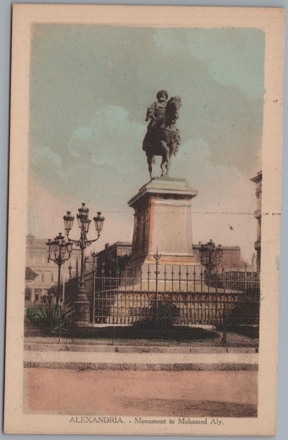 PC01175 | P18 | Alexandria — Equestrian Monument — front