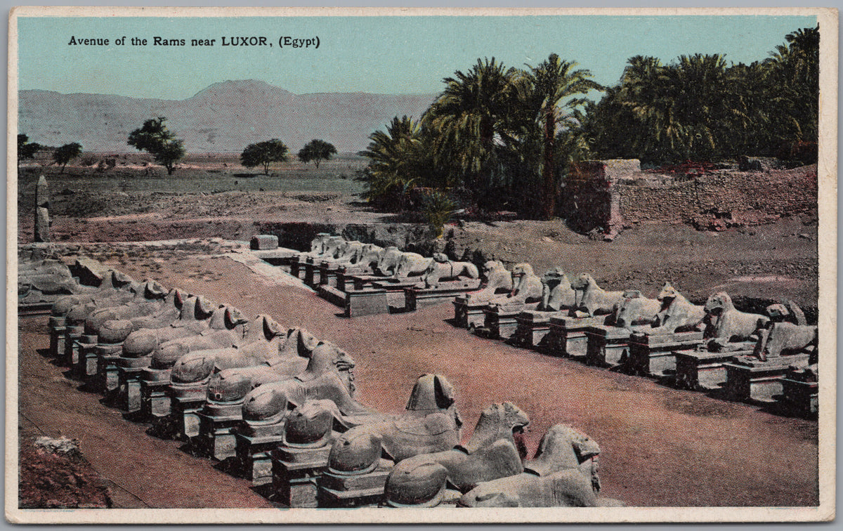 PC01181 | P19 | Karnak — Avenue of Ram-Headed Sphinxes — front