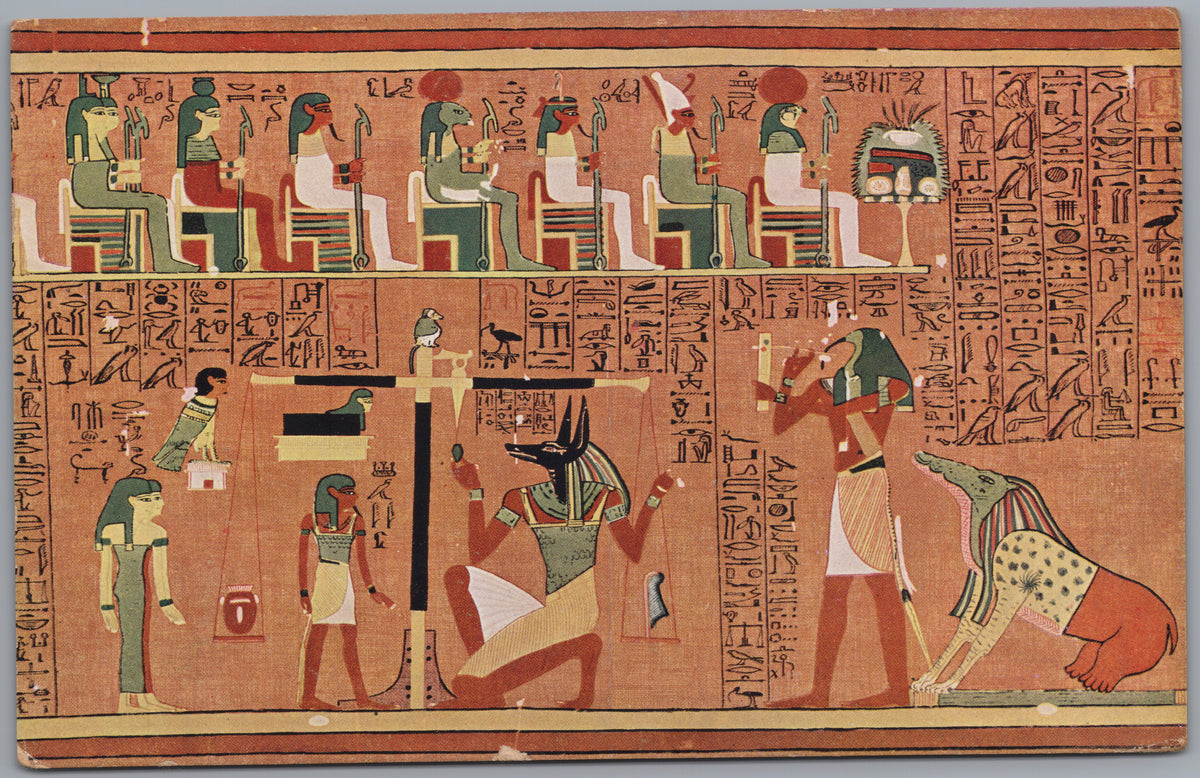 PC01194 | P20 | Egypt — Ancient Egyptian Judgment Scene — front