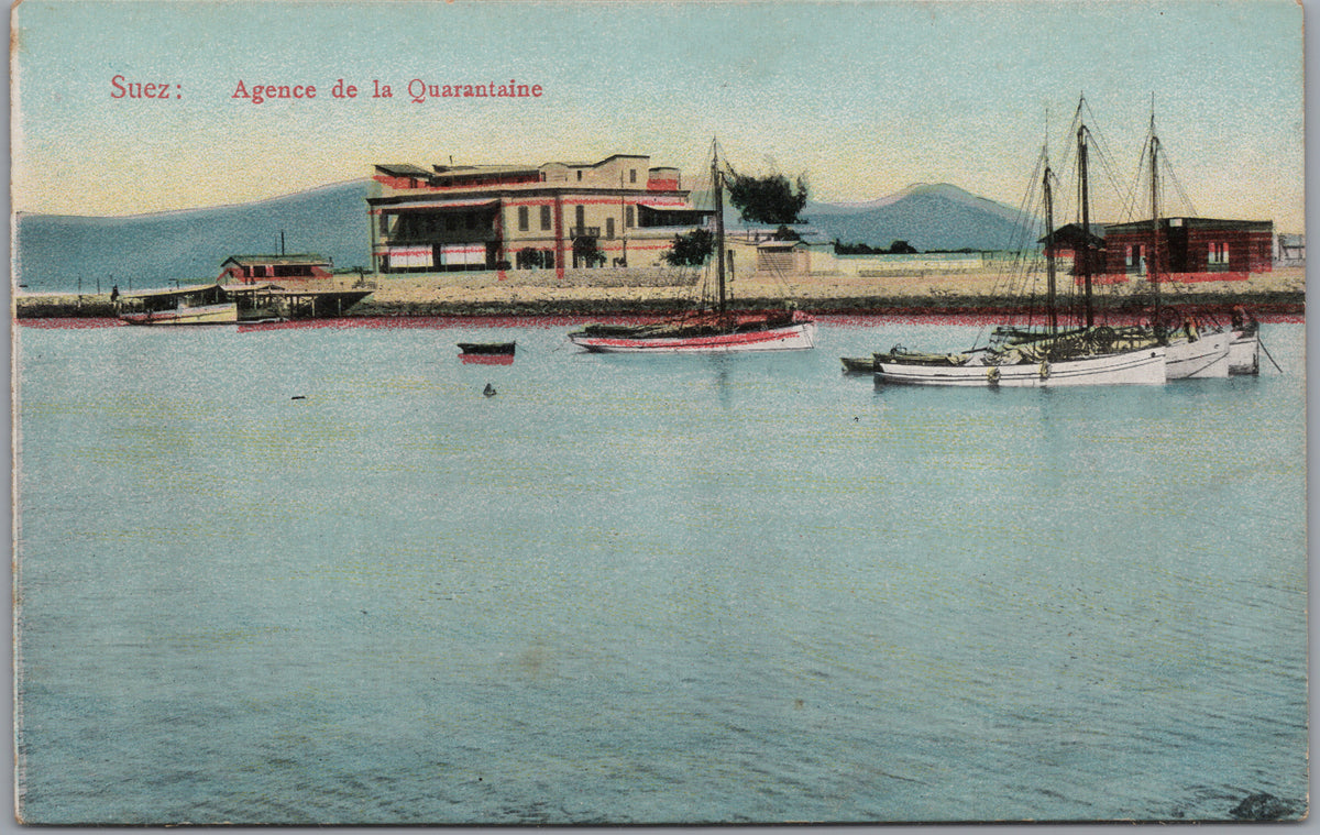 PC01205 | P21 | Suez — Waterfront Agency and Boats — front