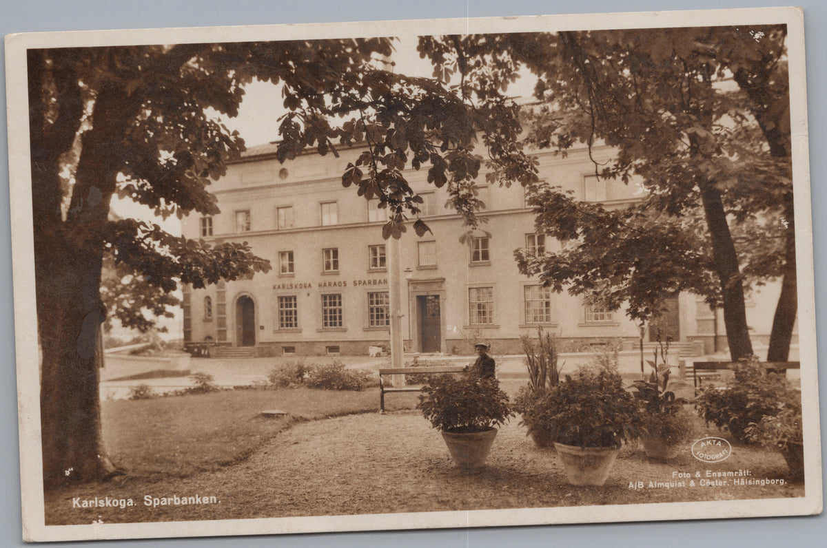 PC01228 | P23 | Egypt — Large Building in a Shaded Garden — front