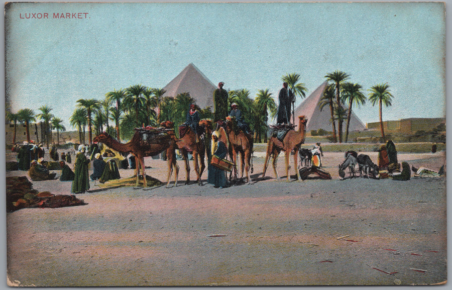 Giza — Camel Riders near the Pyramids