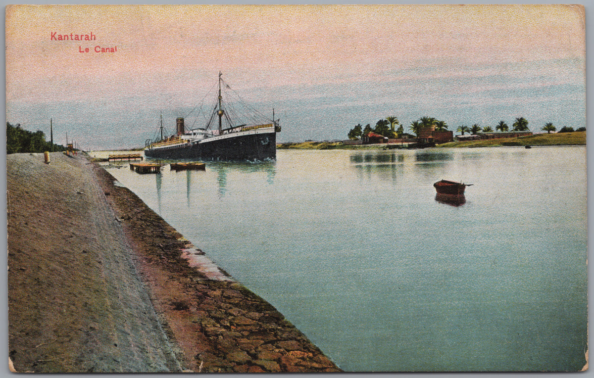 PC01253 | P26 | Kantara — Ship on the Suez Canal — front