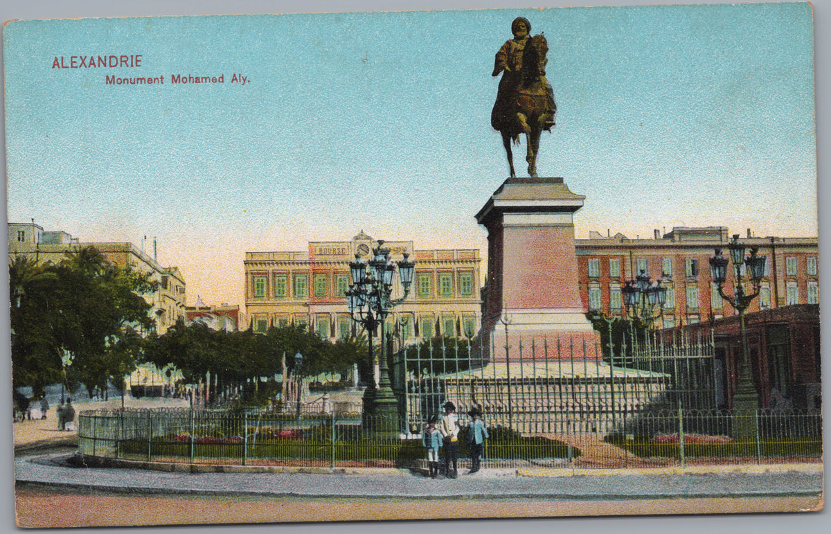 PC01262 | P27 | Alexandria — Muhammad Ali Monument — front