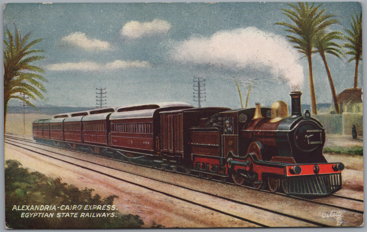 PC01291 | P30 | Egypt — Alexandria to Cairo Express Train — front
