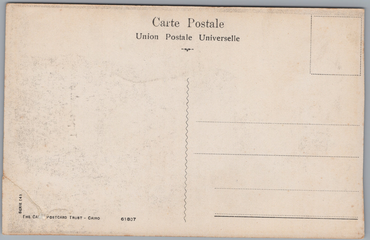 PC01293 | P30 | Egypt — Two Figures in Traditional Dress — reverse