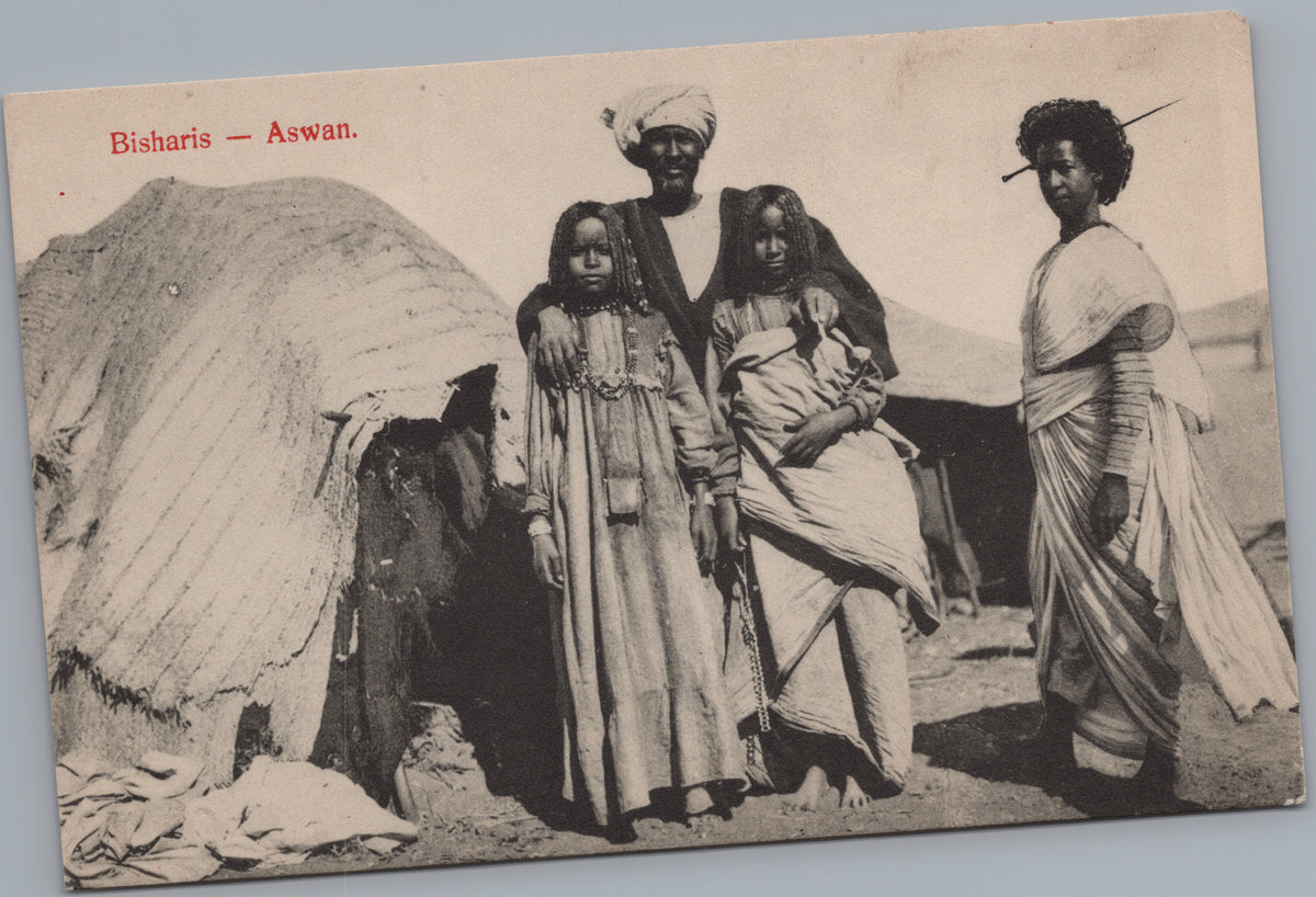 PC01325 | P33 | Aswan — People beside a Tent — front