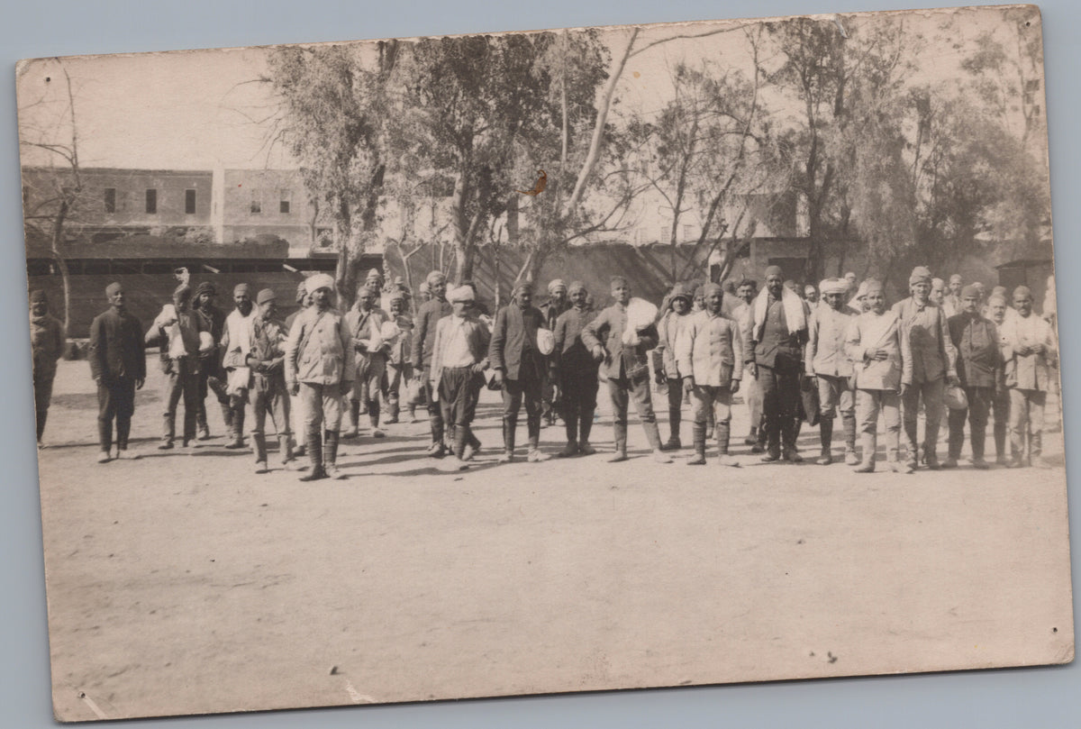 PC01328 | P33 | Location not confirmed — Mounted Group beneath Trees — front