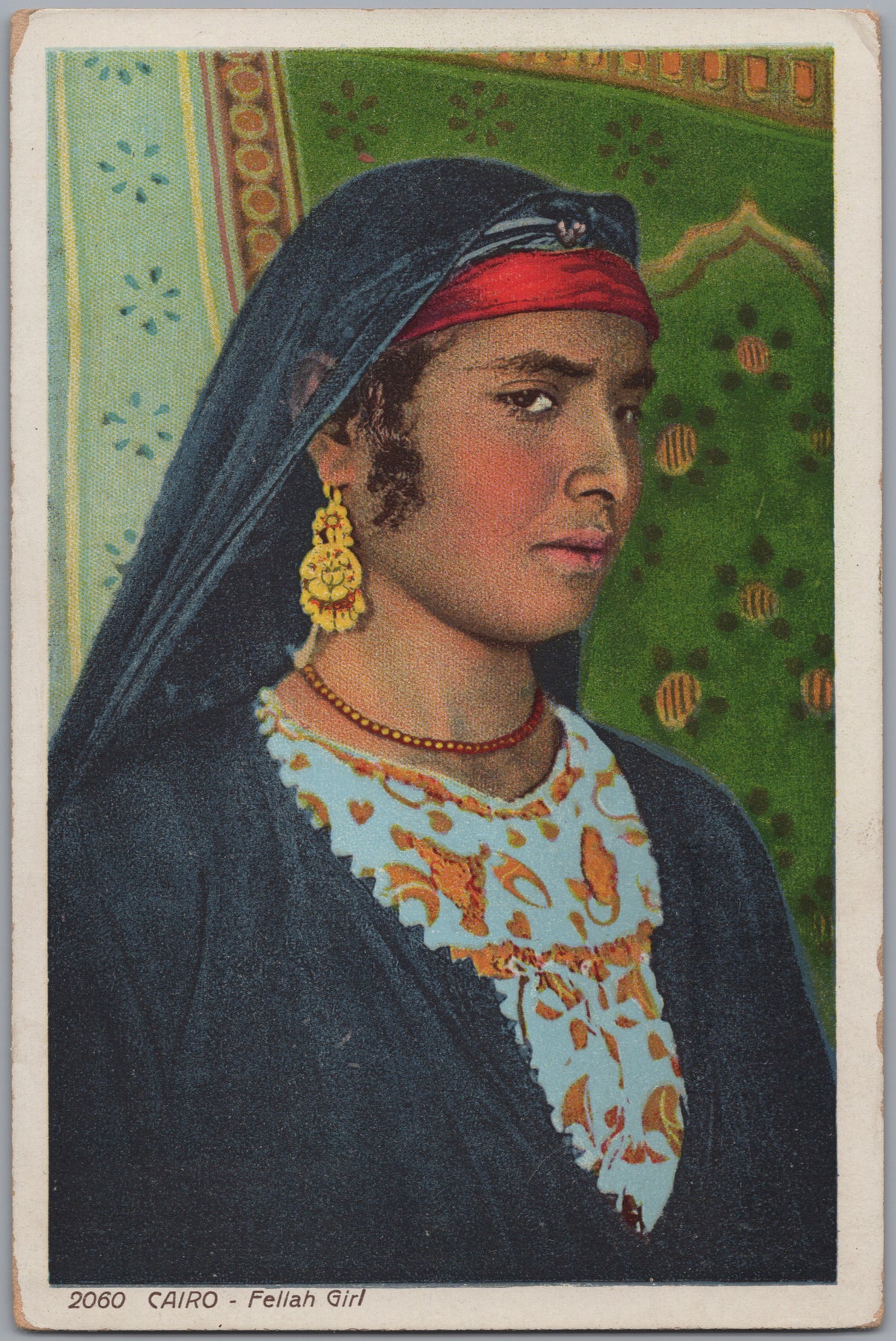 PC01339 | P34 | Egypt — Portrait of a Woman with Jewellery — front