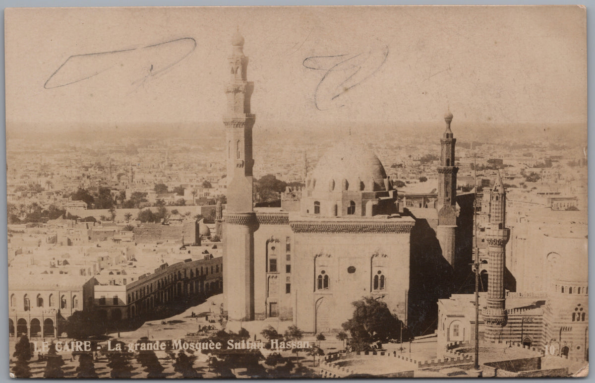 PC01342 | P35 | Cairo — Mosque above the Rooftops — front