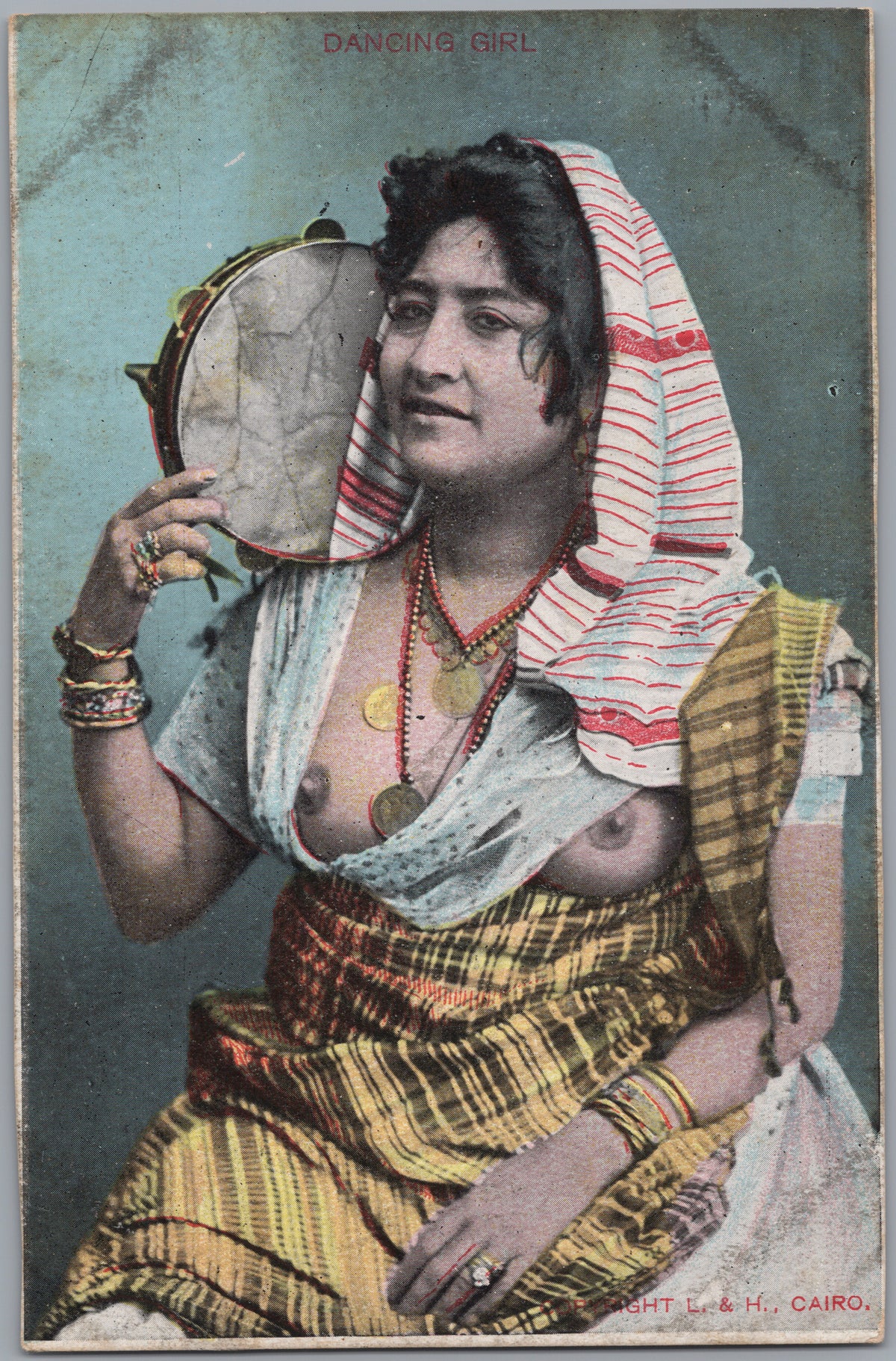 PC01352 | P36 | Egypt — Portrait with a Tambourine — front