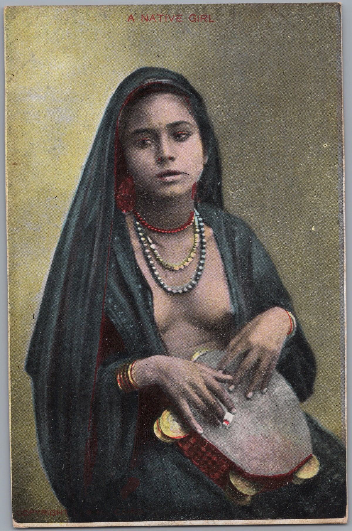 PC01353 | P36 | Egypt — Woman with a Hand Drum — front
