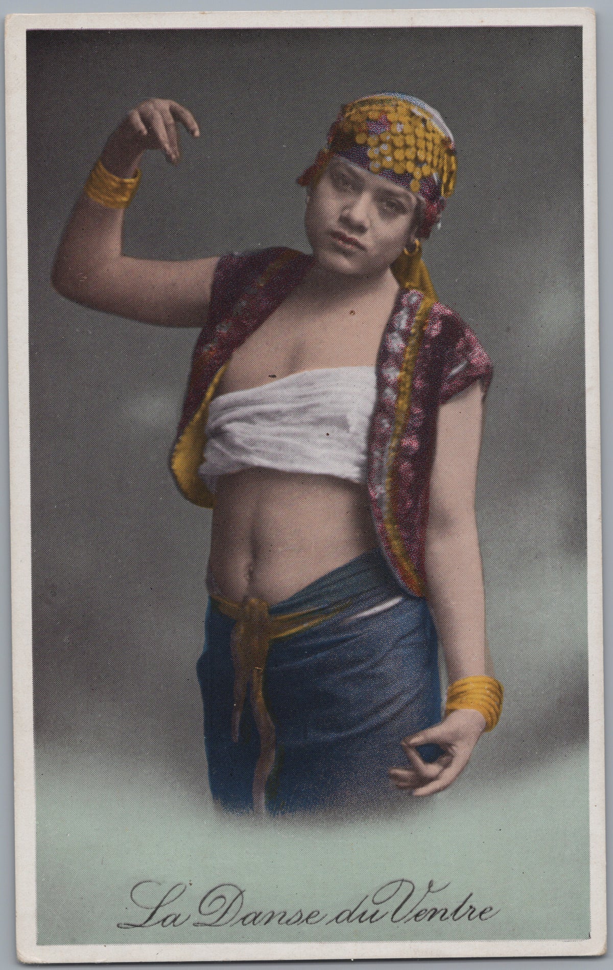 PC01354 | P36 | Egypt — Performer in Decorative Costume — front