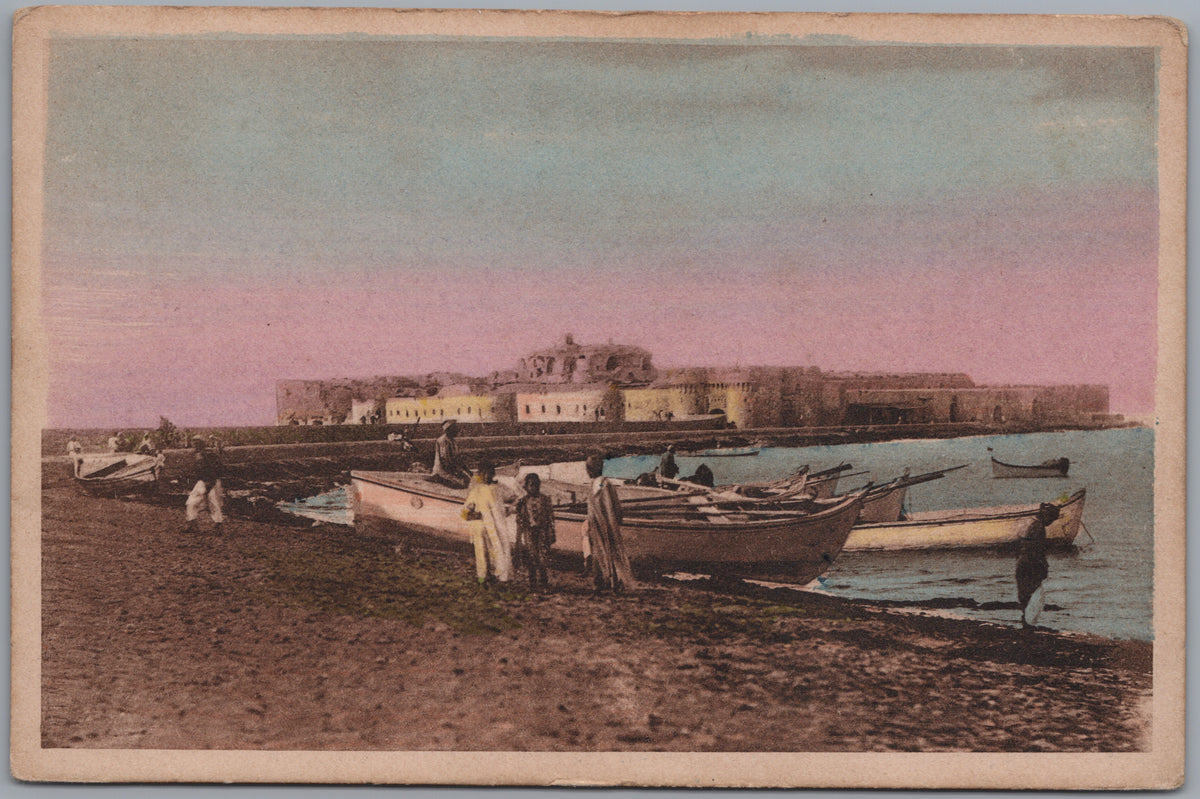 PC01371 | P38 | Alexandria — Ras el Tin Palace beyond Shore Boats — front