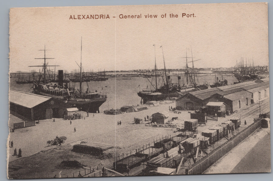 Alexandria — General View of the Port