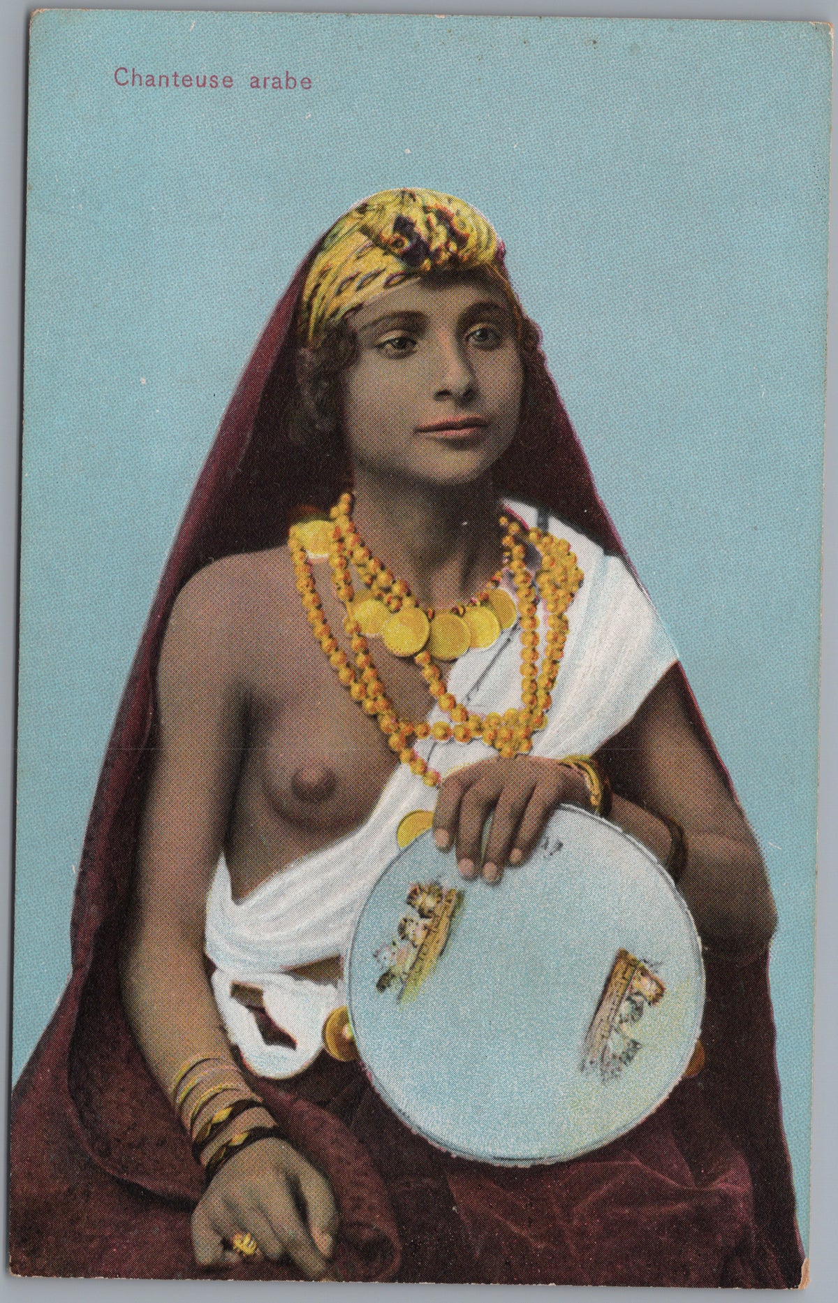 PC01379 | P38 | Egypt — Portrait with a Frame Drum — front