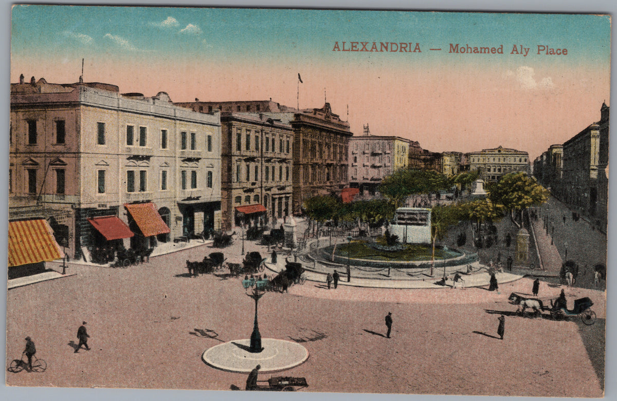 PC01415 | P42 | Alexandria — Mohamed Ali Square in Colour — front