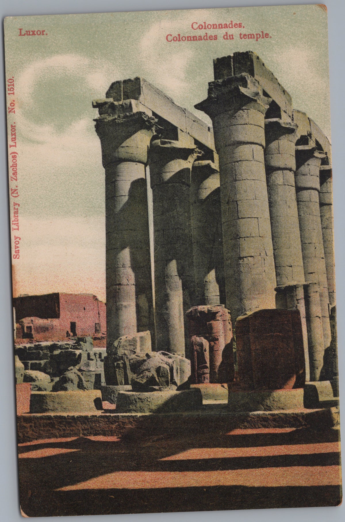 PC01424 | P43 | Luxor — Temple Colonnade in Colour — front