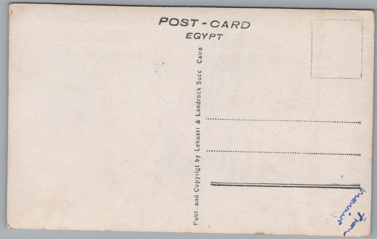 PC01442 | P45 | Giza — Pyramids beyond Flooded Fields — reverse