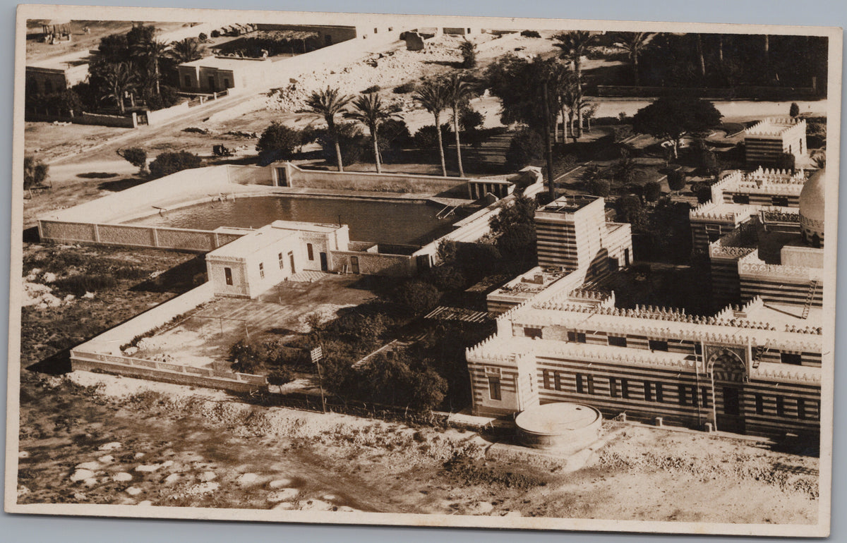PC01444 | P45 | Location unconfirmed — Elevated View of Buildings and Gardens — front