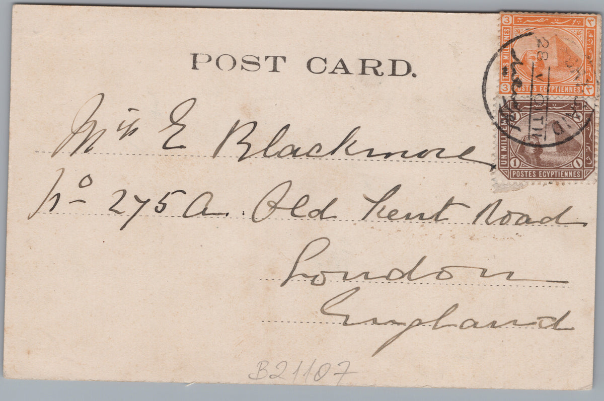 PC02001 back — Posted postcard