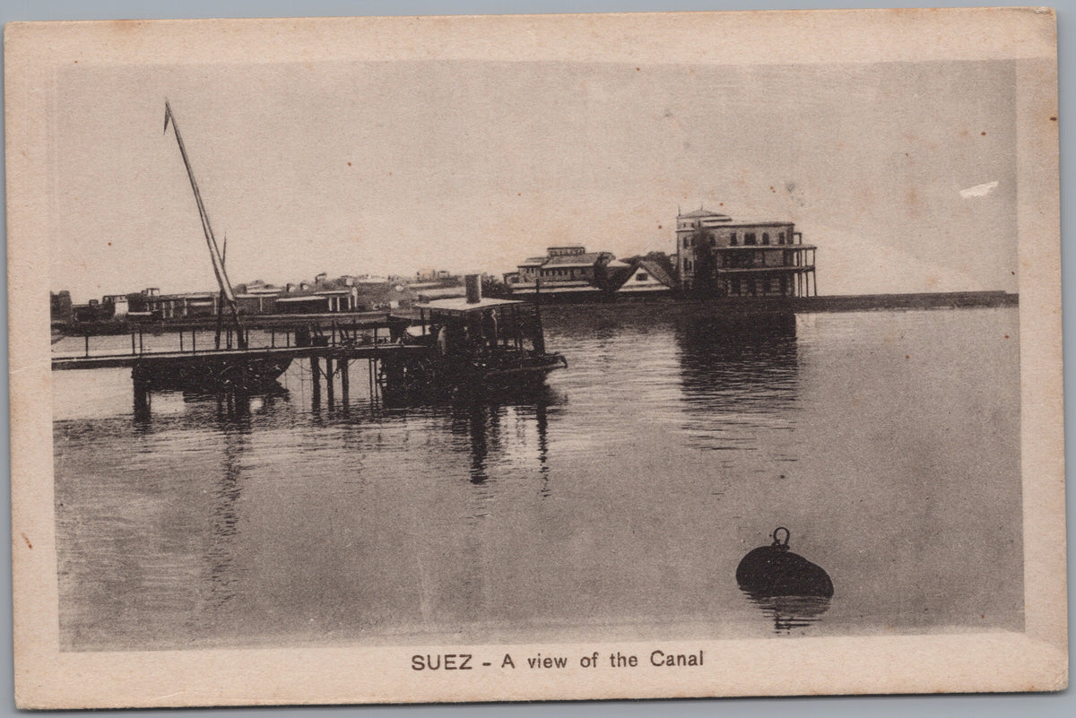 PC02022 front — Canal Landing and Waterfront Buildings