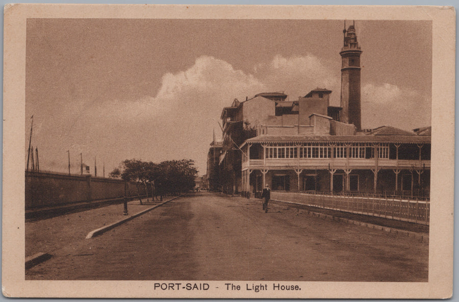 Port Said — Lighthouse and Veranda Buildings