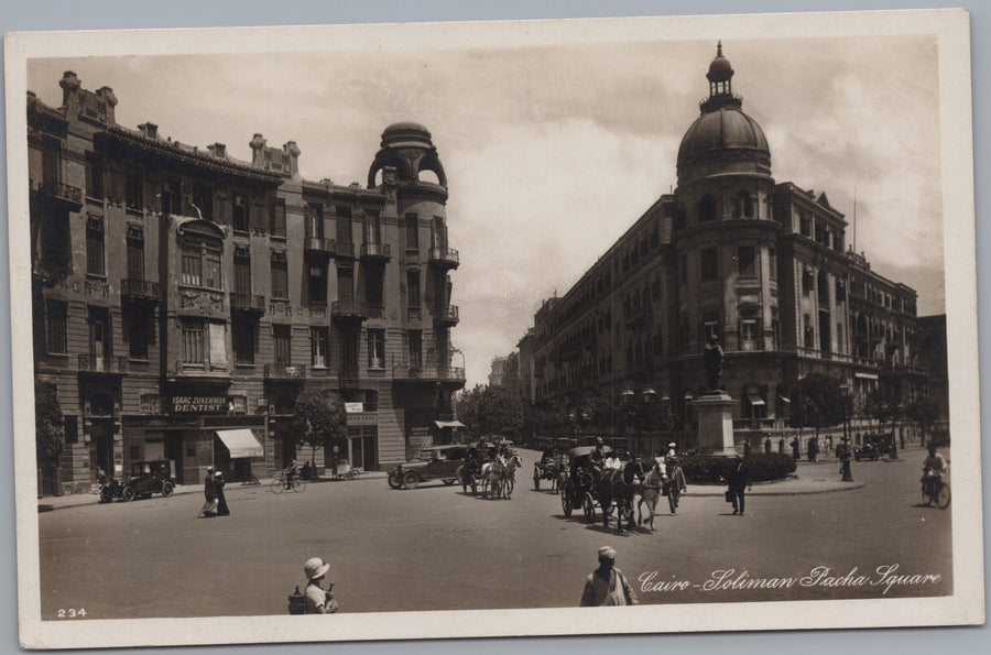 Cairo — Soliman Pacha Square with Carriages