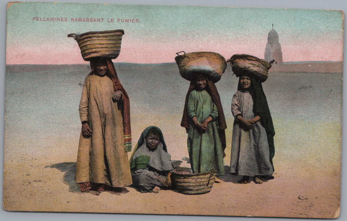 PC02230 front — Basket Carriers in a Rural Scene