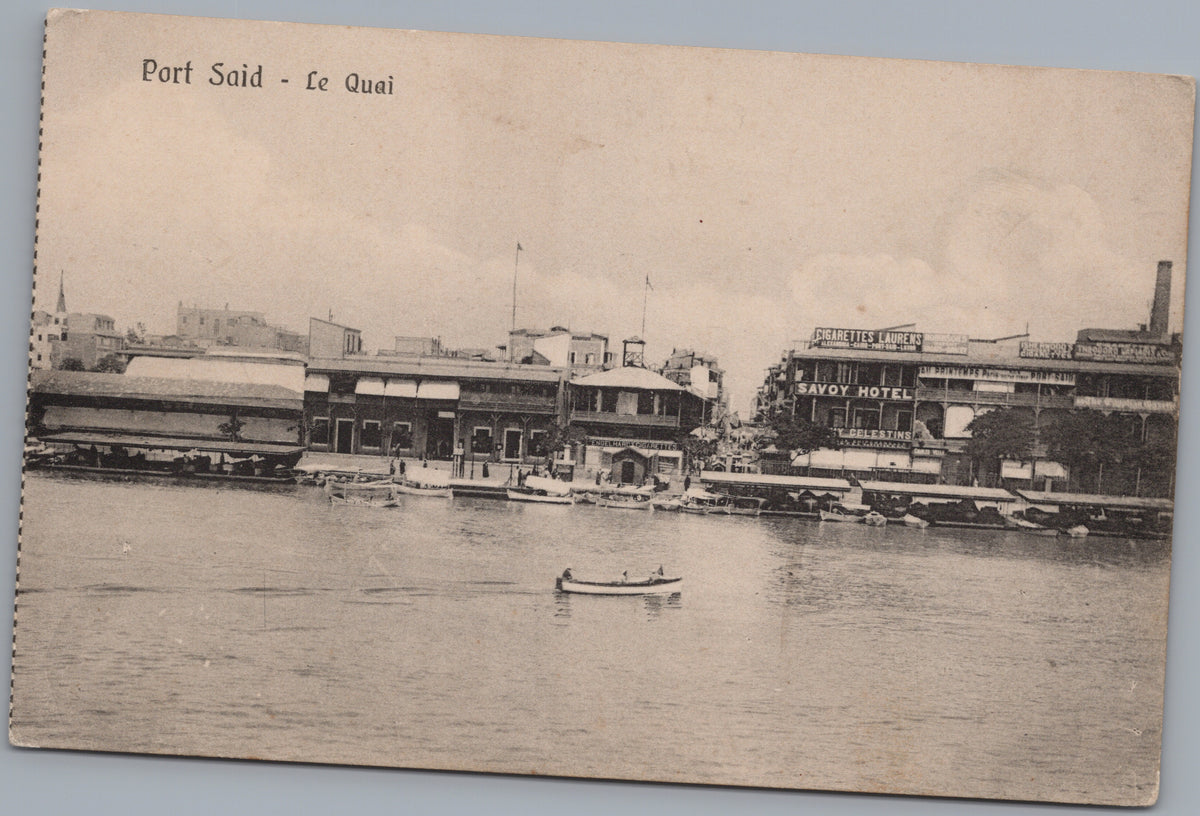 PC02298 front — Quay and Savoy Hotel across the Water