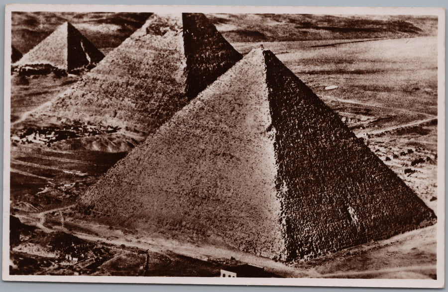 Giza — Aerial View of the Three Pyramids