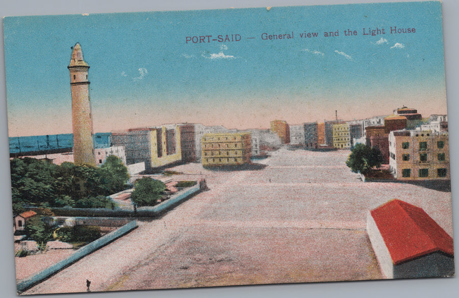 Port Said — General View and Lighthouse