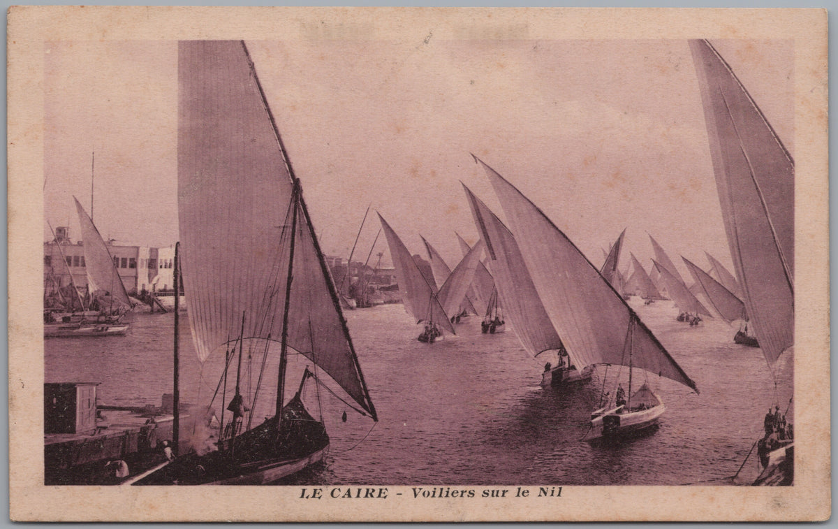 PC02337 front — Sailing Boats on the Nile