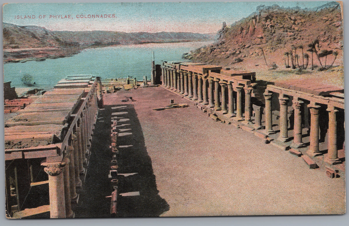 PC02392 front — Temple Colonnades beside the River